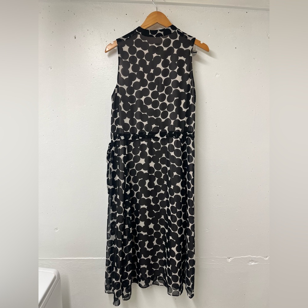 Anne Klein size M cinch waist sleeveless midi dress - Picture 2 of 3